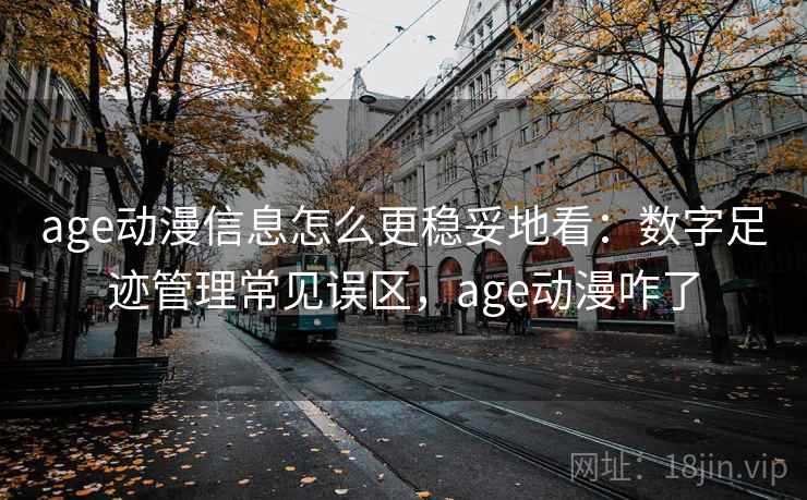 age动漫信息怎么更稳妥地看：数字足迹管理常见误区，age动漫咋了