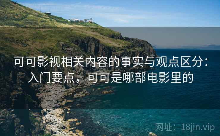 可可影视相关内容的事实与观点区分：入门要点，可可是哪部电影里的