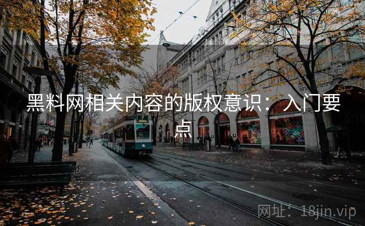 黑料网相关内容的版权意识：入门要点