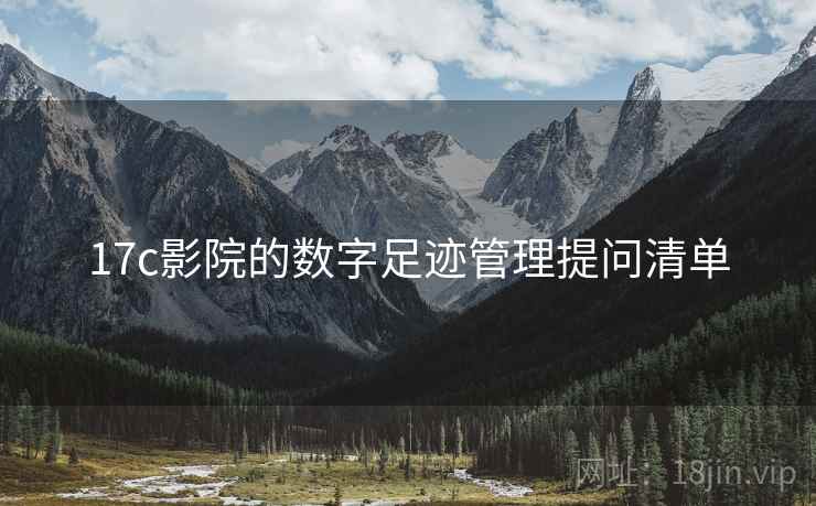 17c影院的数字足迹管理提问清单