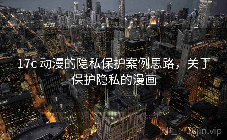17c 动漫的隐私保护案例思路，关于保护隐私的漫画